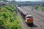 Westbound grain train